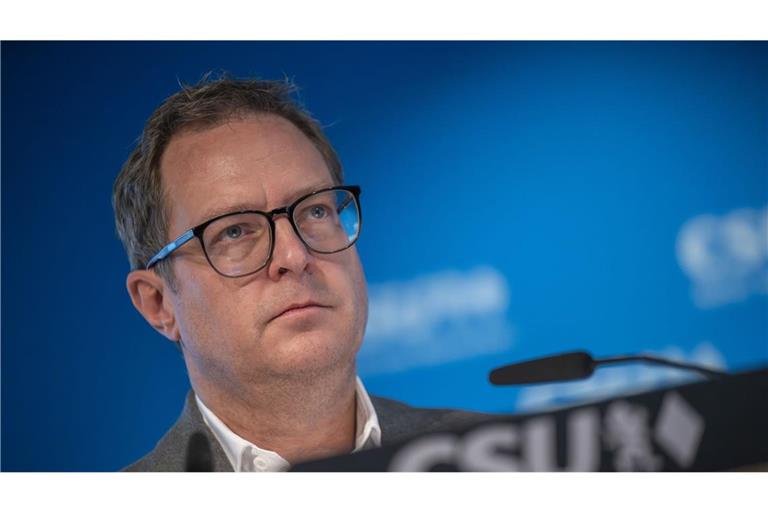 CSU-Generalsekretär Martin Huber: „Nötige Reformen auf den Weg bringen“.