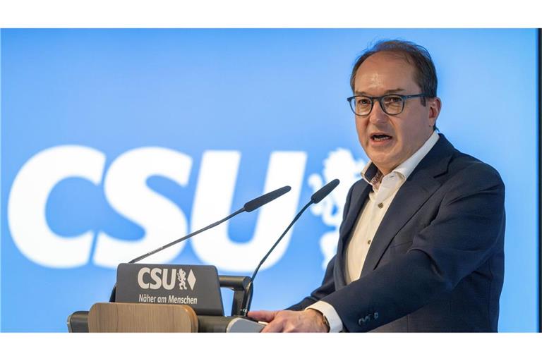 CSU-Landesgruppenchef Alexander Dobrindt