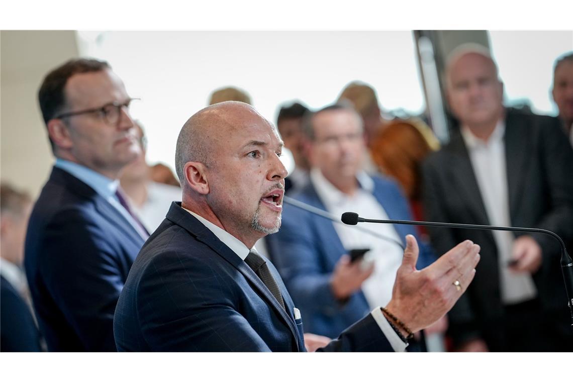 CSU-Landesgruppenchef Alexander Hoffmann reagierte zurückhaltend auf das Gesprächsangebot der Grünen.