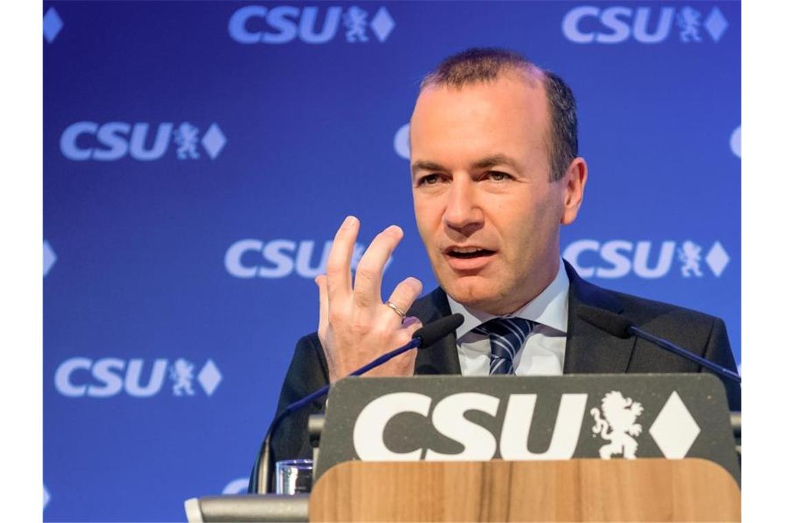 CSU-Vize Manfred Weber erhebt Anspruch auf das Amt des EU-Kommissionspräsidenten. Foto: Peter Kneffel