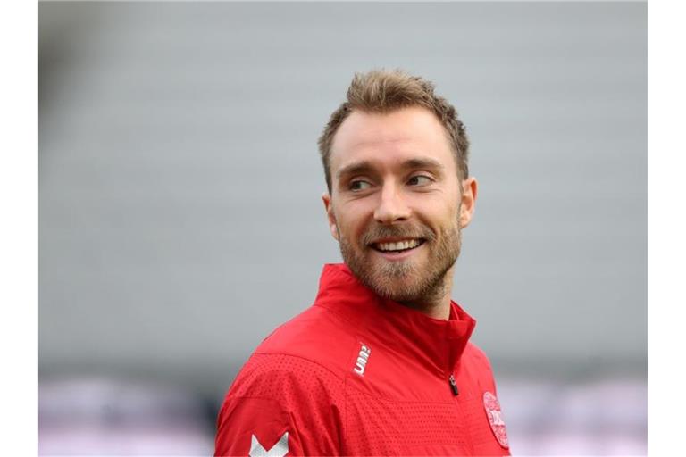 Dänemarks Fußballer Christian Eriksen steht kurz vor seinem Comeback als Nationalspieler. Foto: Tim Goode/PA Wire/dpa