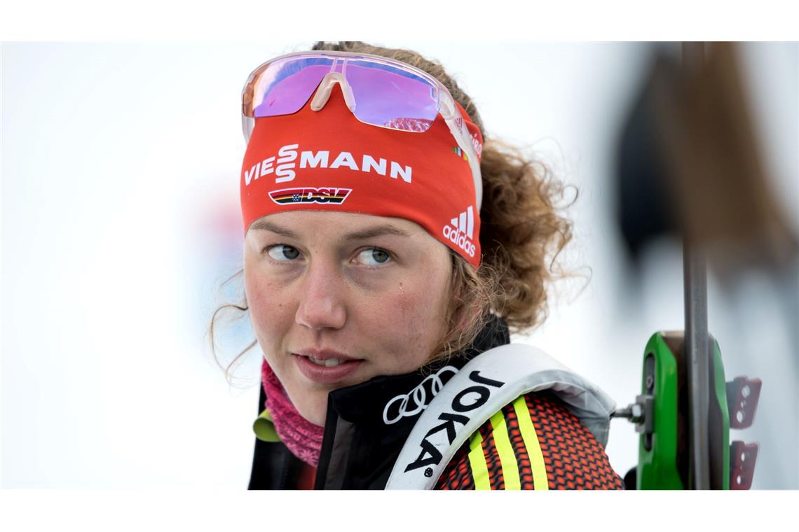 Ex-Biathletin Laura Dahlmeier stirbt bei Bergunglück Dahlmeier war die erfolgreichste deutsche Biathletin des vergangenen Jahrzehnts (Archivbild).