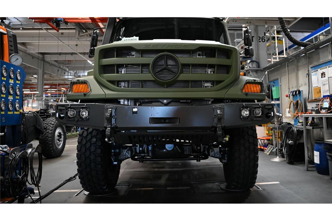 Daimler Truck sieht Potenzial bei Militärfahrzeugen. (Archivbild)