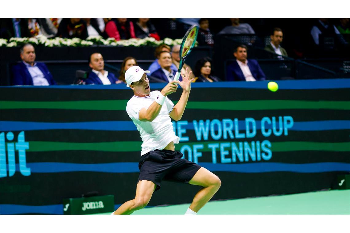 Deutsches Davis-Cup-Team verpasst Finale Daniel Altmaier konnte das deutsche Tennis-Team nicht in Führung bringen.