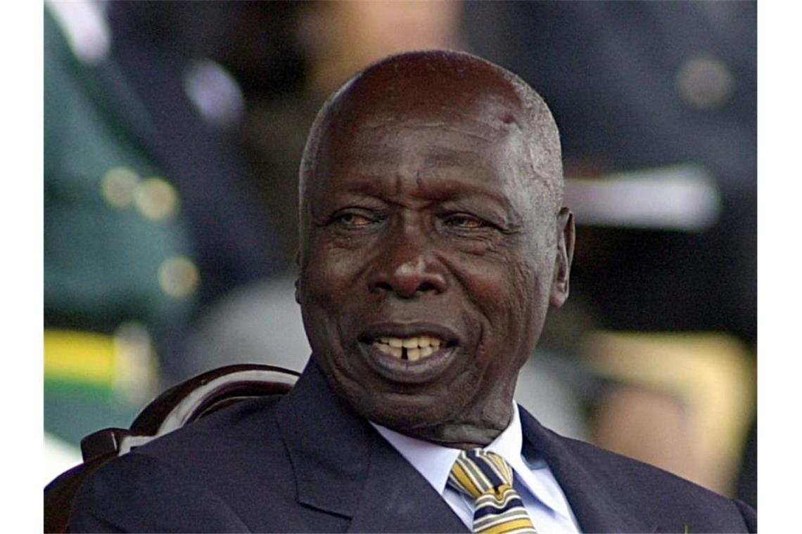 „Afrikanische Ikone“ - Kenias Ex-Präsident Moi ist gestorben Daniel arap Moi war von 1978 bis 2002 Kenias Staatschef. Foto: Sayyid Azim/AP/dpa