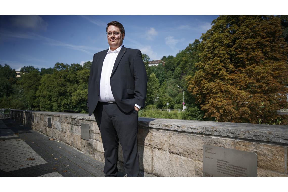 AfD scheitert erneut bei Wahl in Gremium Daniel Lindenschmid ist parlamentarische Geschäftsführer der AfD-Fraktion im Landtag von Baden-Württemberg. (Archivbild)
