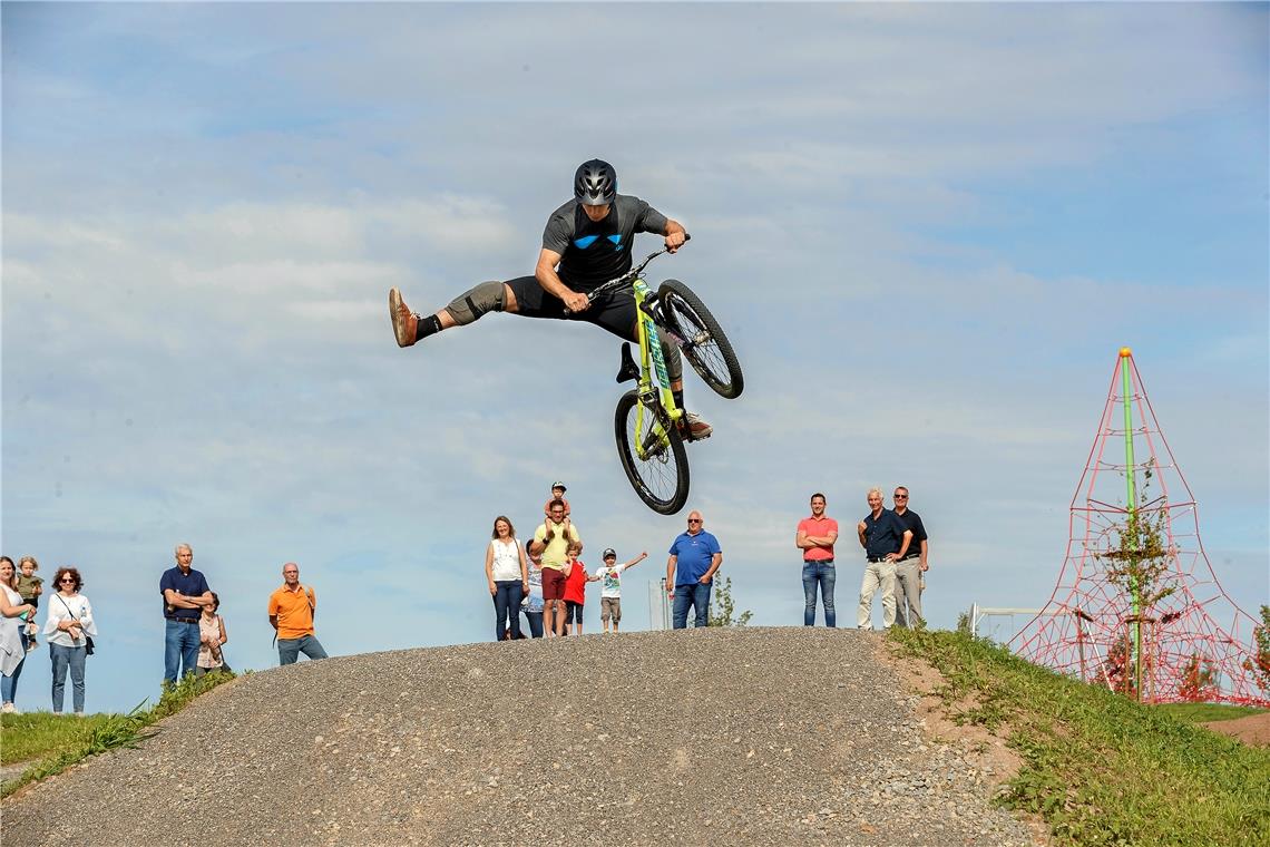 Pumptrack und Dirtline sind die Stars