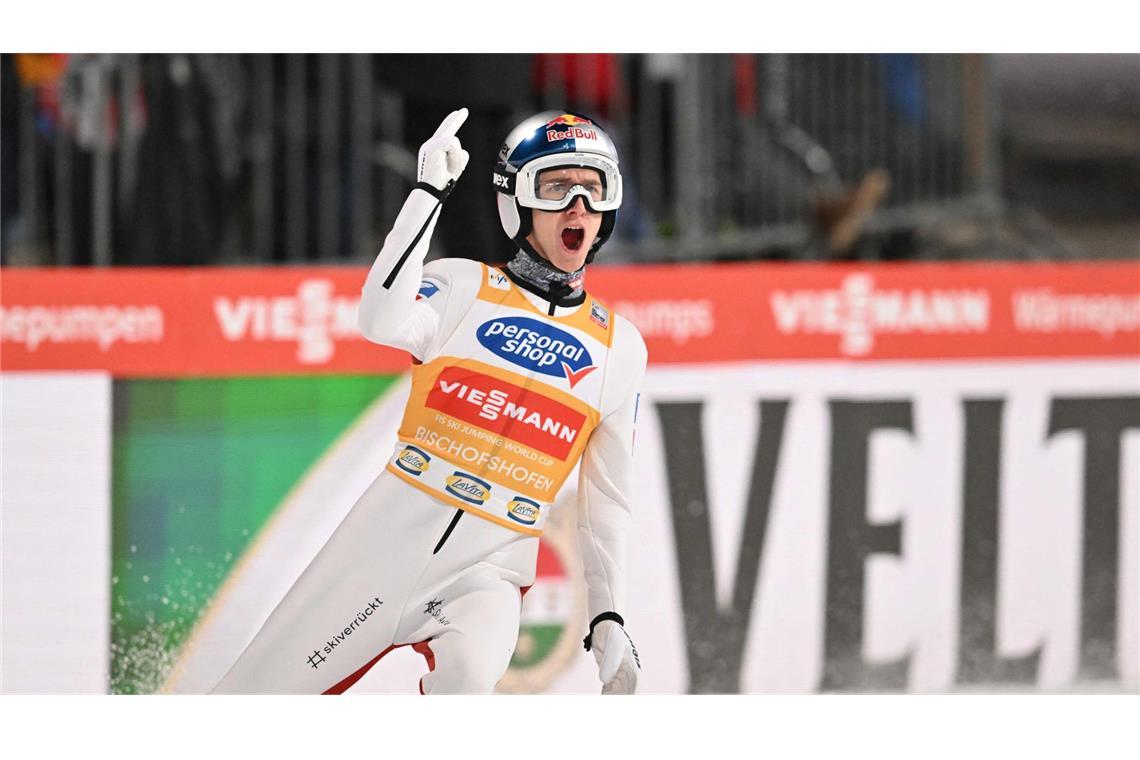 Daniel Tschofenig gewinnt die Vierschanzentournee Daniel Tschofenig hat die Vierschanzentournee gewonnen.