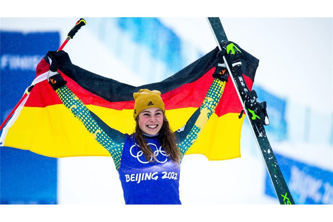 Daniela Maier vom SC Urach gewann in Peking vor vier Jahren die Bronzemedaille.