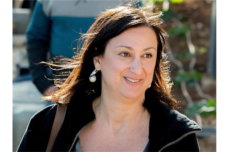 Daphne Caruana Galizia wurde im Oktober 2017 durch die Explosion einer Autobombe getötet. Foto: Jon Borg/AP/dpa