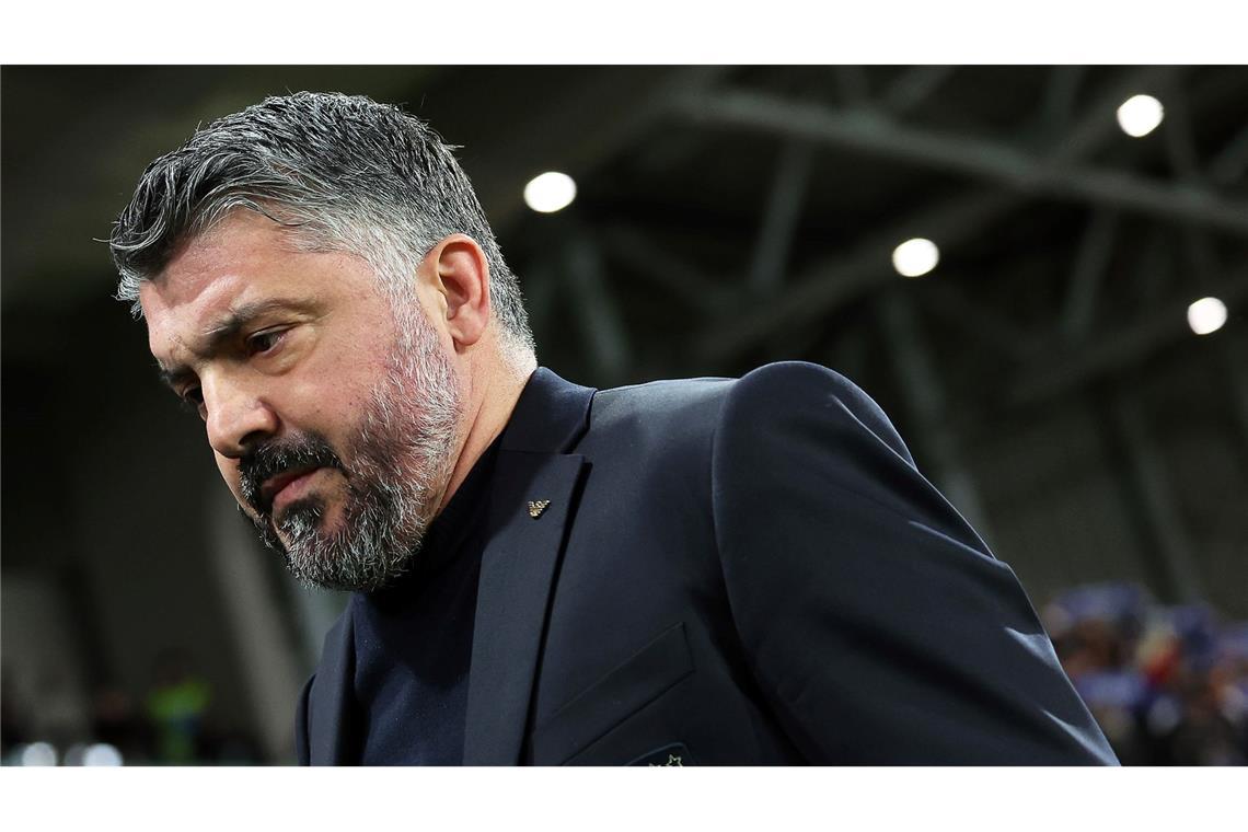 Darf erst einmal aufatmen: Italiens Nationaltrainer Gennaro Gattuso