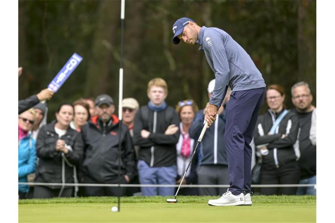 Ritthammer vor Schlusstag bei Golfturnier in Winsen vorn Darf von seinem ersten Sieg auf der European Tour träumen: Bernd Ritthammer. Foto: Axel Heimken
