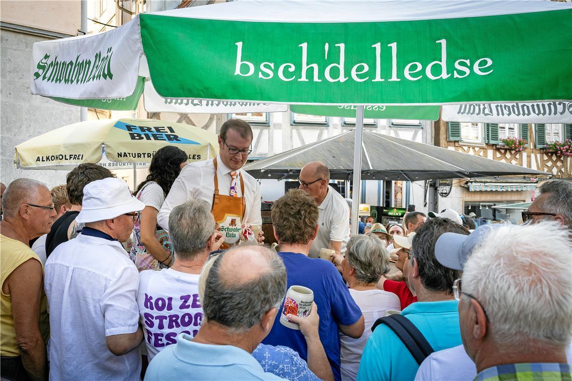 Das 54. Backnanger Straßenfest ist gestartet.