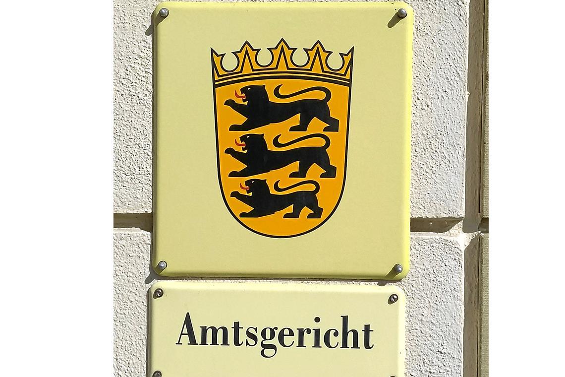 Das Amtsgericht Backnang legte die Bewährungszeit auf zwei Jahre fest. Symbolfoto.