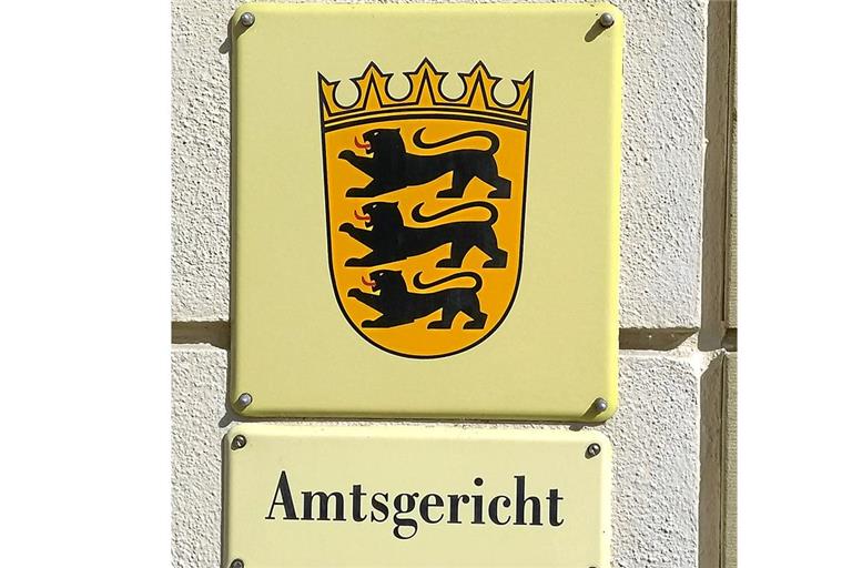 Das Amtsgericht Backnang legte die Bewährungszeit auf zwei Jahre fest. Symbolfoto.