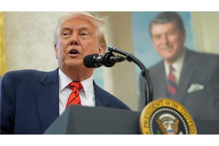 Das angekündigte Handelsabkommen wäre die erste Vereinbarung seit Trumps weitreichender Verhängung von Zöllen gegen viele US-amerikanische Handelspartner. (Archivbild)