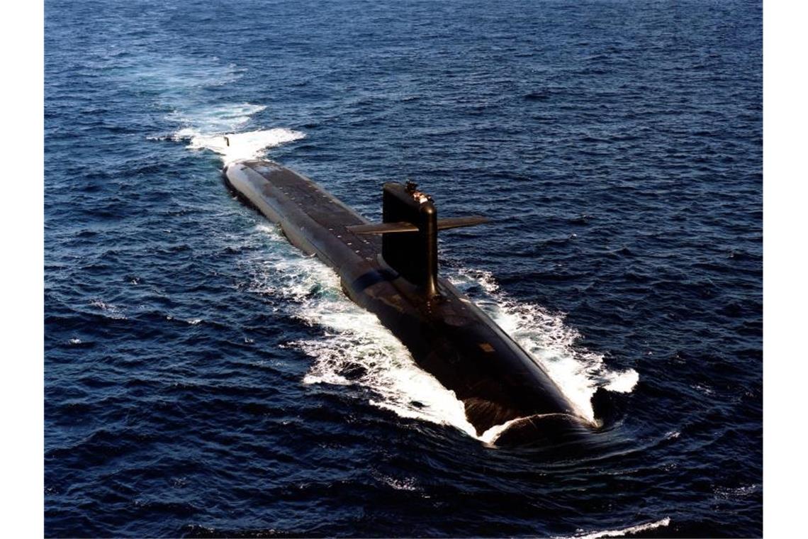 Das Archivfoto zeigt ein französisches Atom-U-Boot. Foto: ---/dpa
