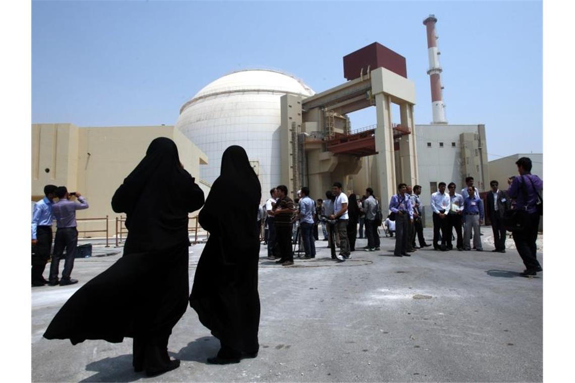 Das Atomkraftwerk im iranischen Buschehr. Foto: Abedin Taherkenareh/EPA/dpa