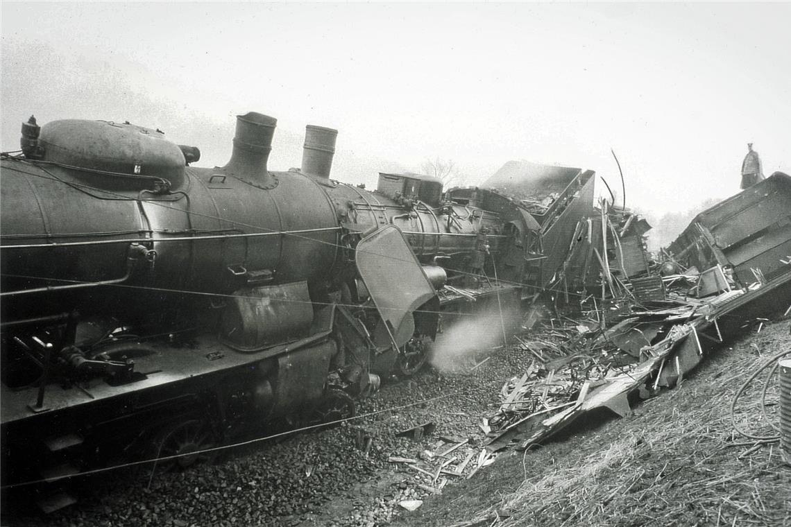 Die dunkelste Stunde der Murrbahn Das Ausmaß der Zerstörung war erheblich.