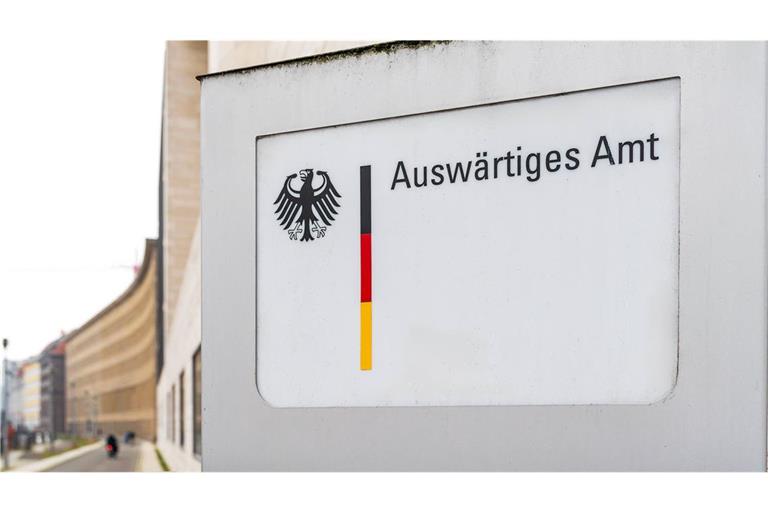 Das Auswärtige Amt sprach am Mittwoch von „klaren Hinweisen“.