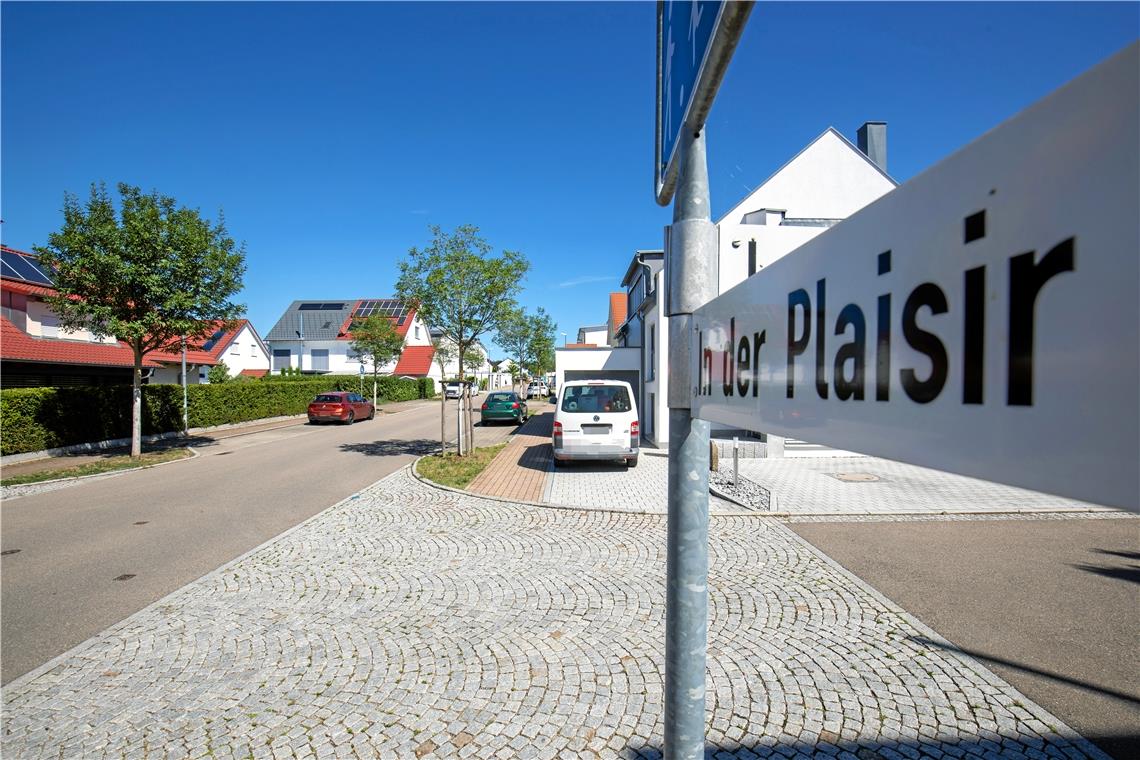 Das Baugebiet Katharinenplaisir in Backnang ist rund sechs Hektar groß und bis auf neun Grundstücke bebaut. Foto: A. Becher