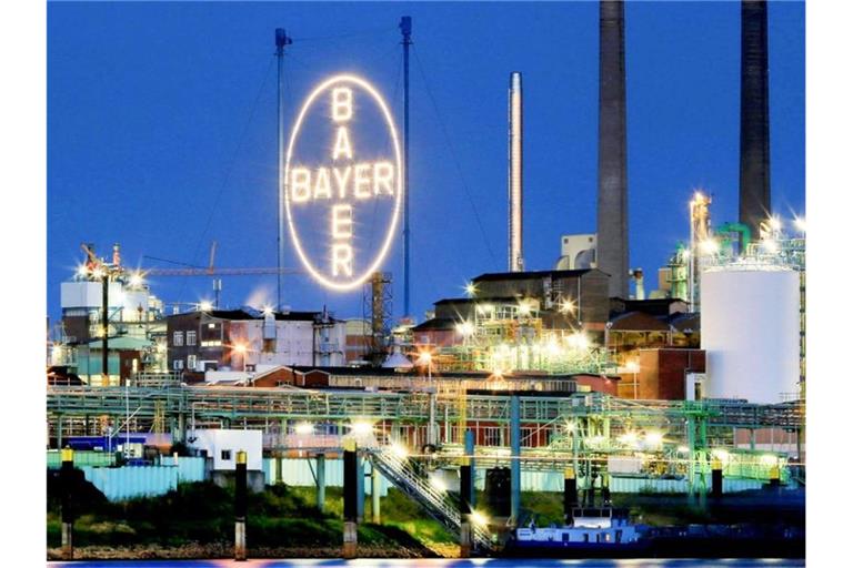 Das Bayer-Werk in Leverkusen. Foto: Oliver Berg/dpa