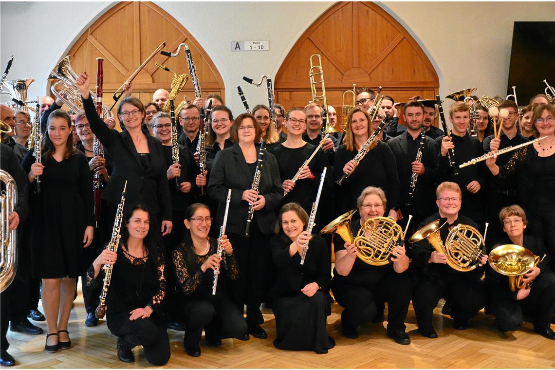 Das Benefizkonzert der Bläserphilharmonie Rems-Murr steht unter dem Motto „Himmlisches Licht – Eine Reise mit den Engeln“. Foto: Bläserphilharmonie Rems-Murr