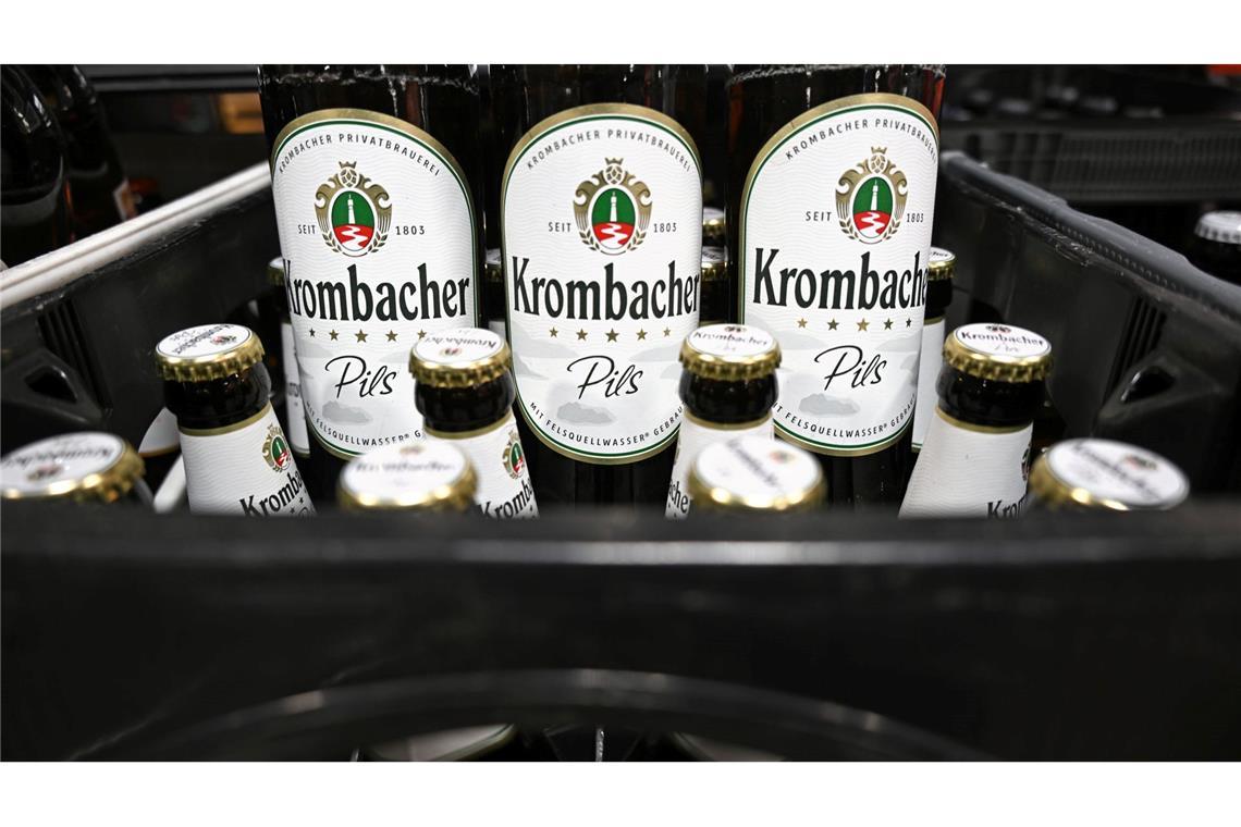 Diese Marken sind am häufigsten im Sonderangebot Das Bier von Krombacher war zuletzt häufig im Angebot. (Symbolbild)