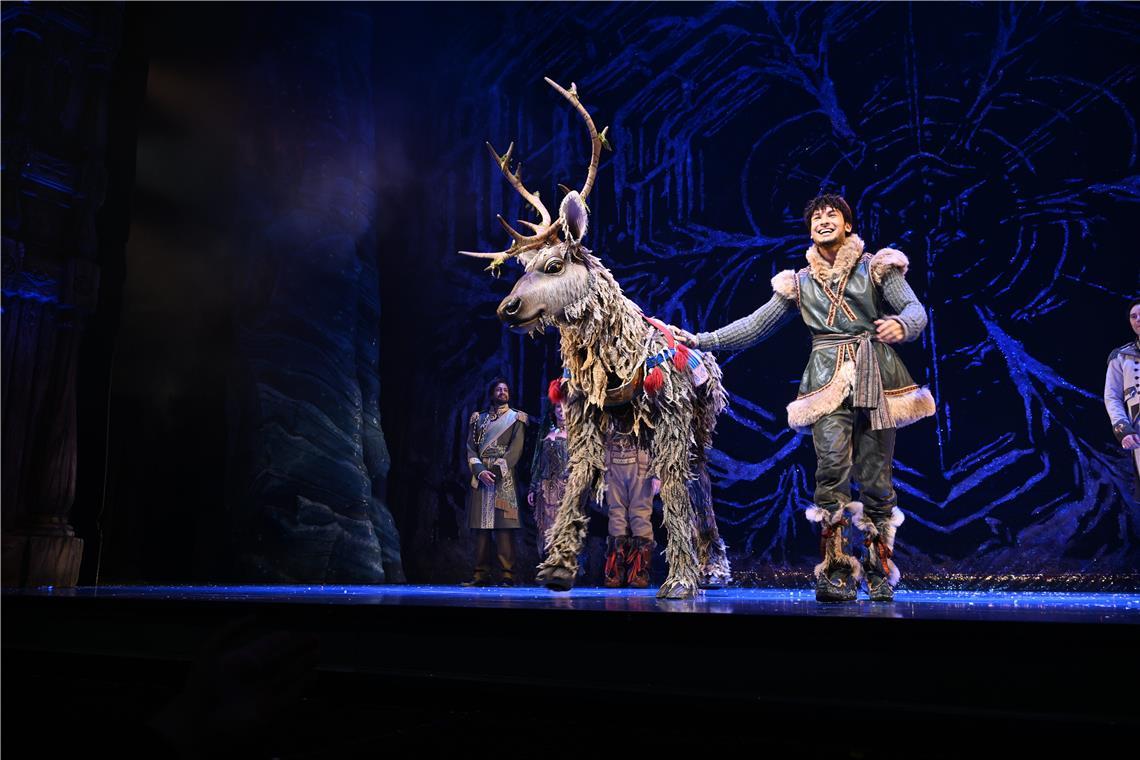 Mit der BKZ zum Musical „Die Eiskönigin“ Das Bühnenbild begeistert. Foto: Ben Pakalski/Stage Entertainment