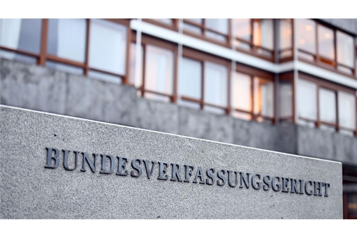 Das Bundesverfassungsgericht in Karlsruhe.