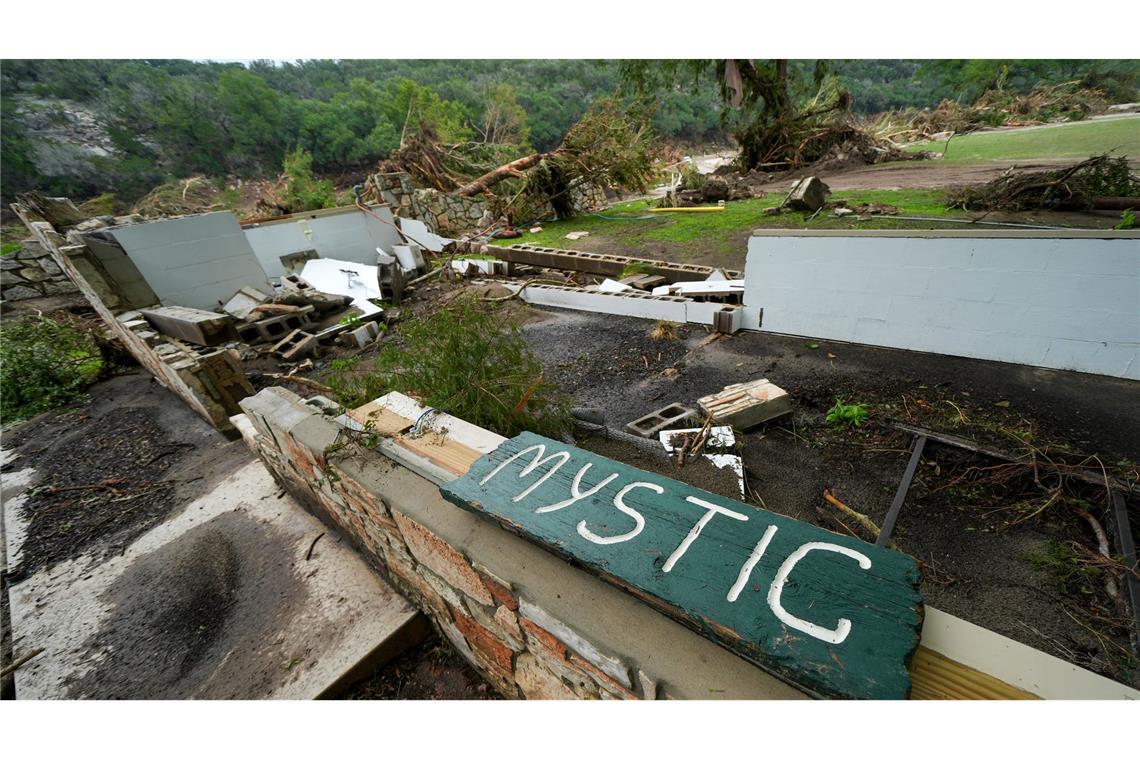 Flutkatastrophe in Texas: mehr Tote und Warnungen Das "Camp Mystic", ein christliches Sommerlager für Mädchen, wurde bei den Überschwemmungen verwüstet.
