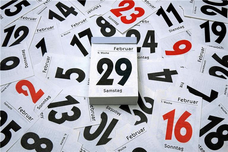 Das Datum, das es nur alle vier Jahre gibt: Heute können Schalttagskinder mal wieder an ihrem richtigen Geburtstag feiern. Foto: Imago/Steinach