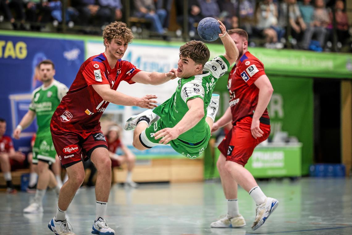 Jubiläumsderby für den HC Oppenweiler/Backnang Das Derby im Blick, die U20-Nationalmannschaft im Hinterkopf: Elias Newel freut sich über eine weitere Nominierung. Foto: Alexander Becher