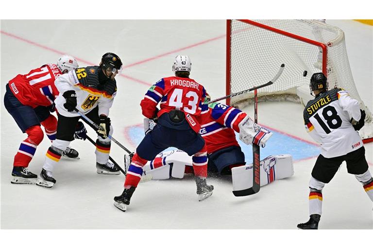 Das deutsche Eishockeyteam erlebt einen kuriosen Moment bei der WM.