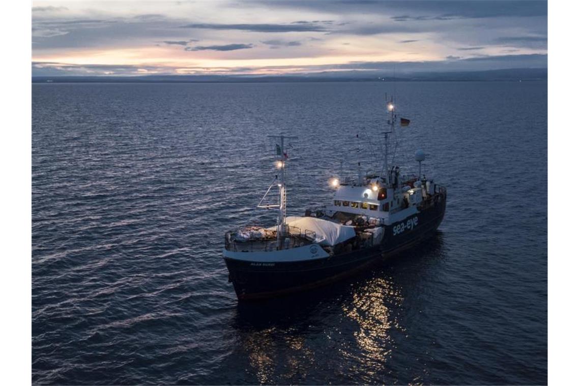 Das deutsche Rettungsschiff „Alan Kurdi“. Foto: Karsten Jäger/Sea-Eye/dpa