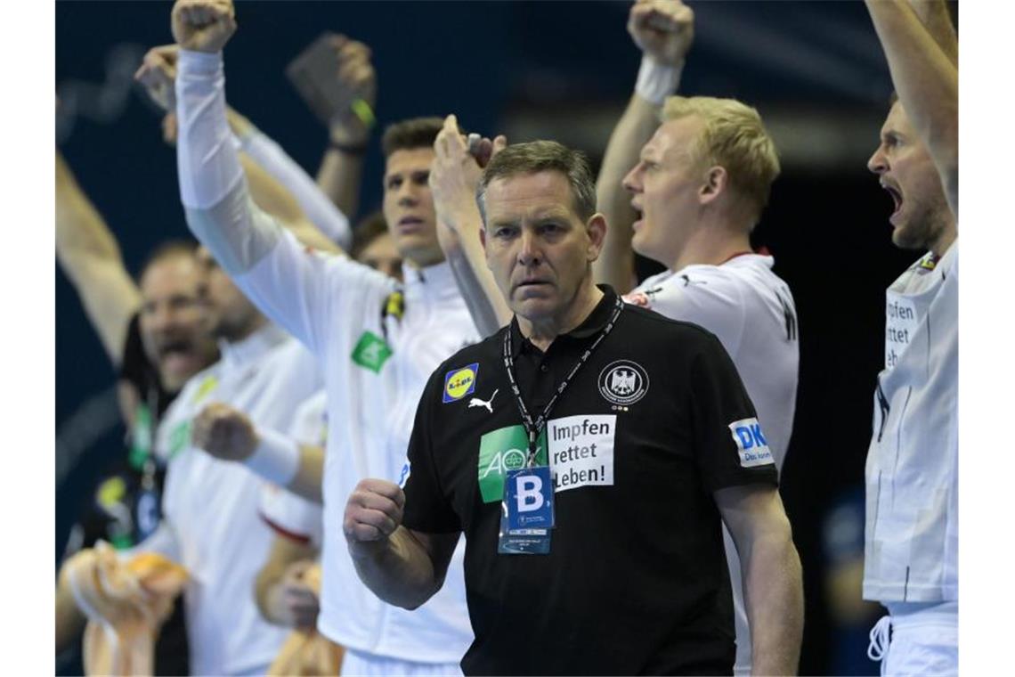 Das DHB-Team hat in der Olympia-Quali Slowenien besiegt. Foto: Soeren Stache/dpa-Zentralbild/dpa