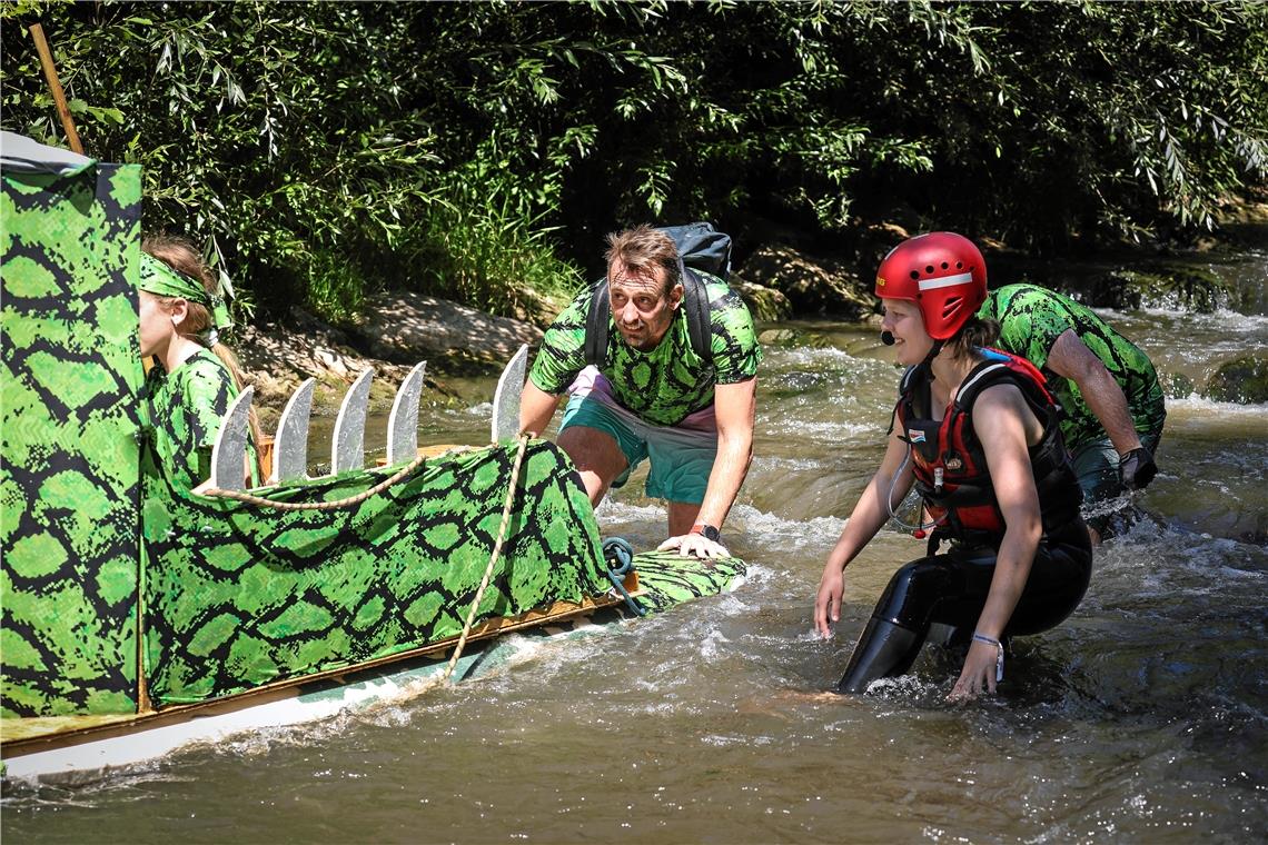 Das Drachenboot räumte am Ende den Kreativpreis ab.