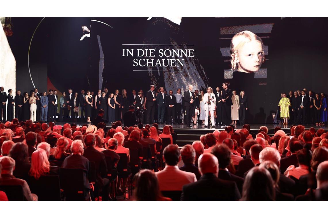 Das Drama "In die Sonne schauen" war der große Abräumer des Abends.