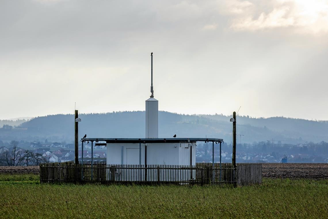 Das Drehfunkfeuer mit Entfernungsmesseinrichtung bei Affalterbach hat so gut wie ausgedient und wird voraussichtlich im letzten Quartal des kommenden Jahres von der Deutschen Flugsicherung abgeschaltet. Foto: Alexander Becher