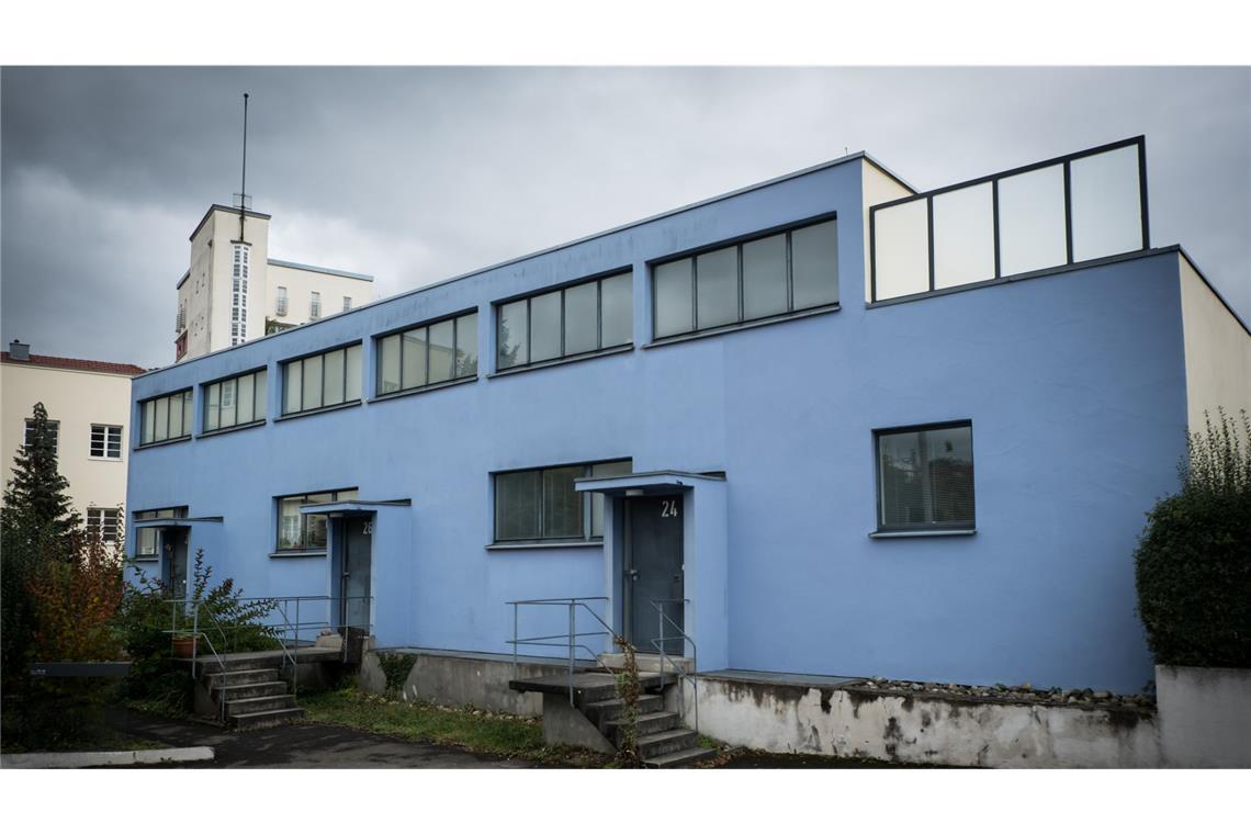 Das Dreier-Reihenhaus von Mart Stam in der Weissenhofsiedlung wird saniert.