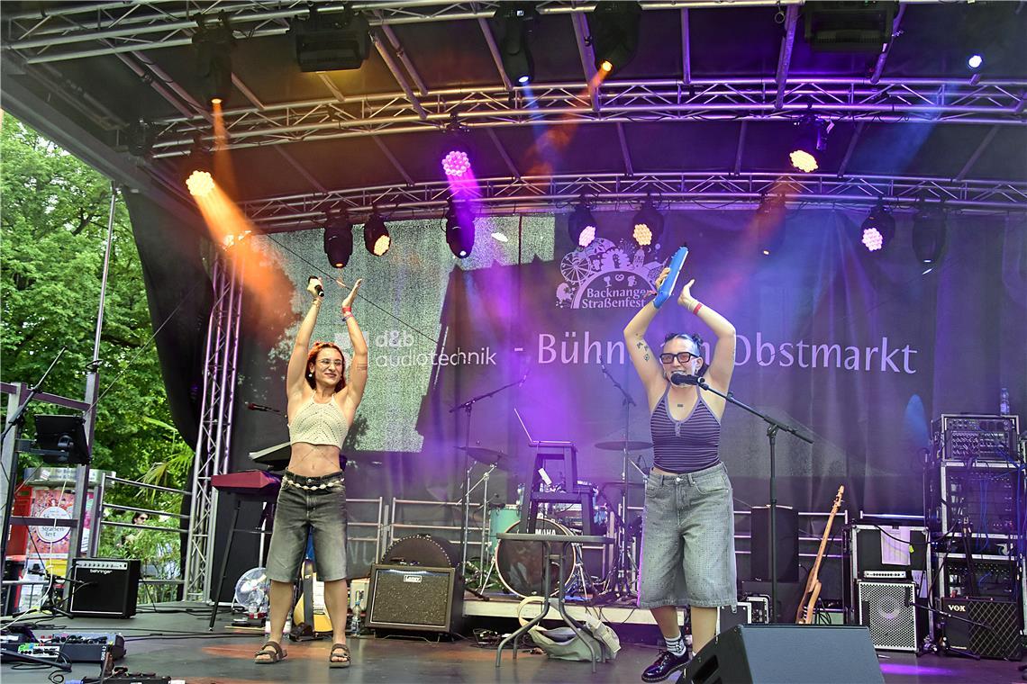 Das Duo Findus aus Backnang startete mit der Nummer 13 und errang den zweiten Pl...