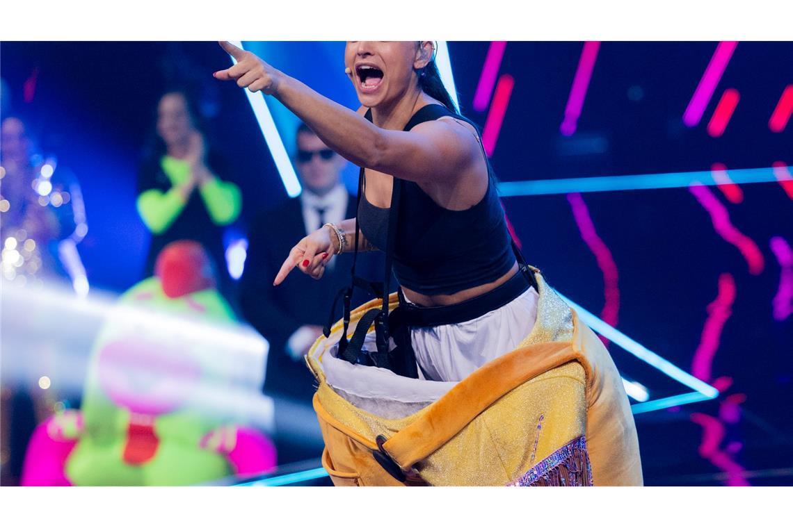 Das Ei-Kostüm trug Amira Aly. Sie wurde Viertplatzierte.