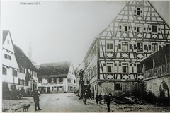 Das Einhorn ist die Visitenkarte von Oppenweiler. Repro: Jörg Fiedler