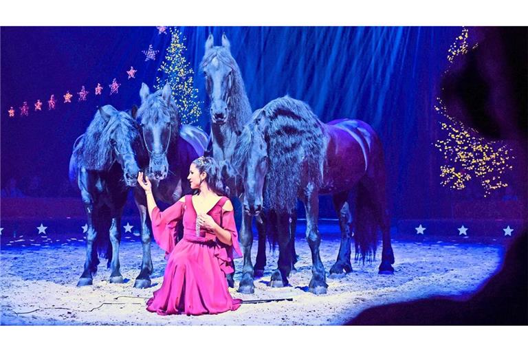 Das Ende einer Ära: Darbietungen mit Pferden wie hier von Giulia Giona wird es künftig in Stuttgart nicht mehr geben.