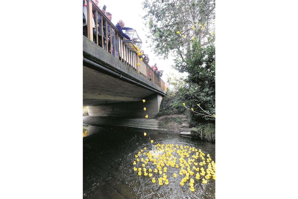 Das Entenrennen hat sich bei der Fleckaschau längst bewährt. Fotos: J. Fiedler