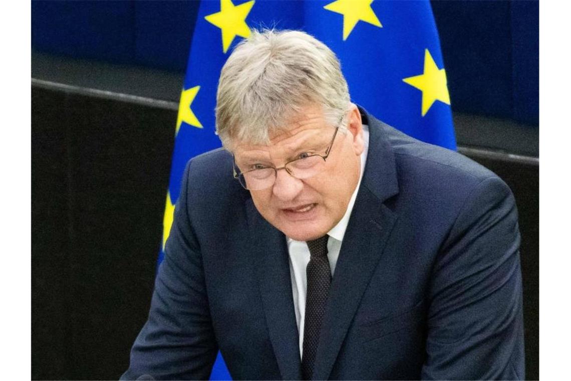 EU-Parlament entzieht Meuthen Immunität Das EU-Parlament hat dem fraktionslosen Europaabgeordneten und ehemaligen AfD-Vorsitzenden Jörg Meuthen die parlamentarische Immunität entzogen. Foto: Philipp von Ditfurth/dpa