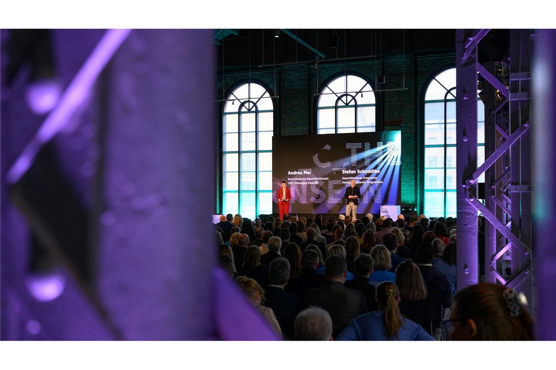 Das Finale des Kulturhauptstadtjahres in Chemnitz wird mit einem Empfang im Industriemuseum eingeleitet.