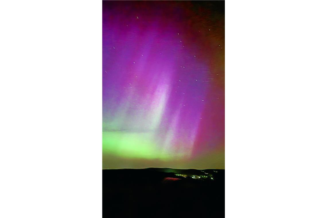 Das Foto wurde am Aussichtspunkt Haube in der Nacht auf den 11.05.2024 (zwischen...