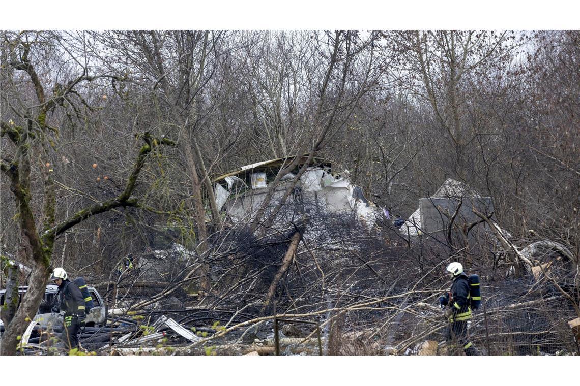 Behörden vermuten Pilotenfehler Das Frachtflugzeug war Ende 2024 abgestürzt.