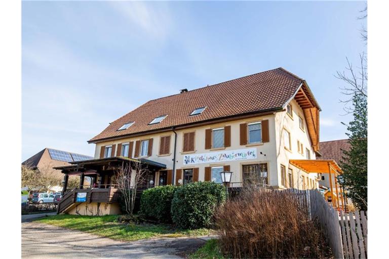 Das Gebäude des ehemaligen "Gasthaus Bären" ist jetzt ein Kindergarten. Foto: Philipp von Ditfurth/dpa